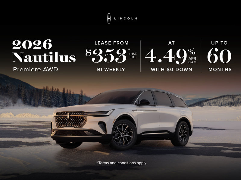 2026 Lincoln Nautilus Special Offer