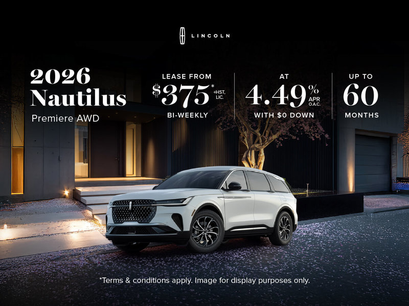 2026 Lincoln Nautilus Special Offer