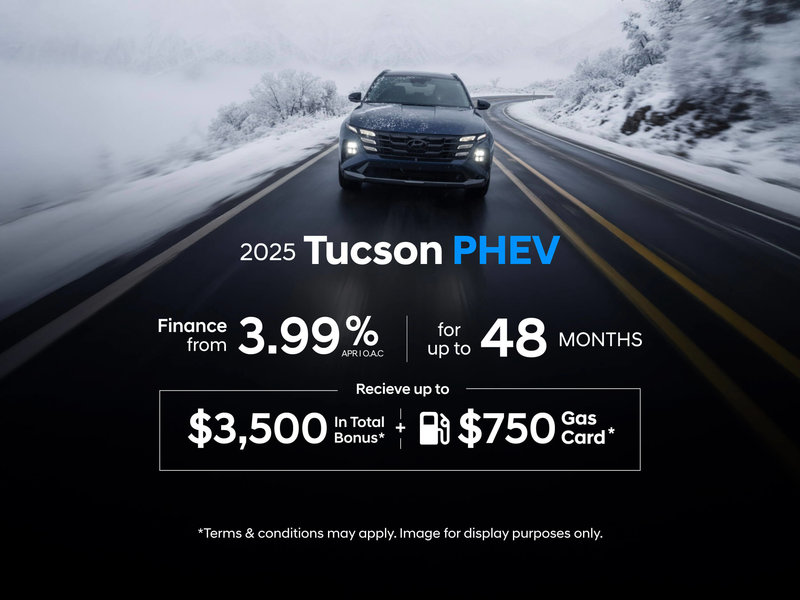 2025 Tucson PHEV Special Offer - $3500 Bonus!