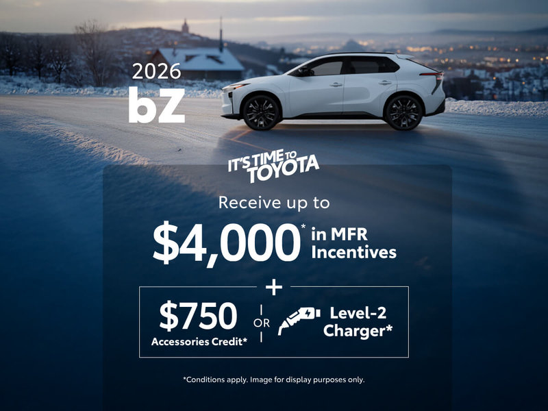 2026 Toyota bZ Special Offer