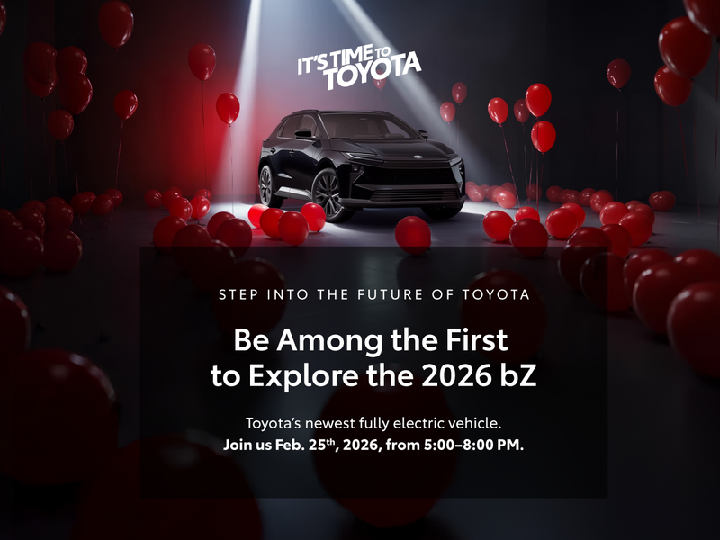 2026 Toyota bZ In-Store Event