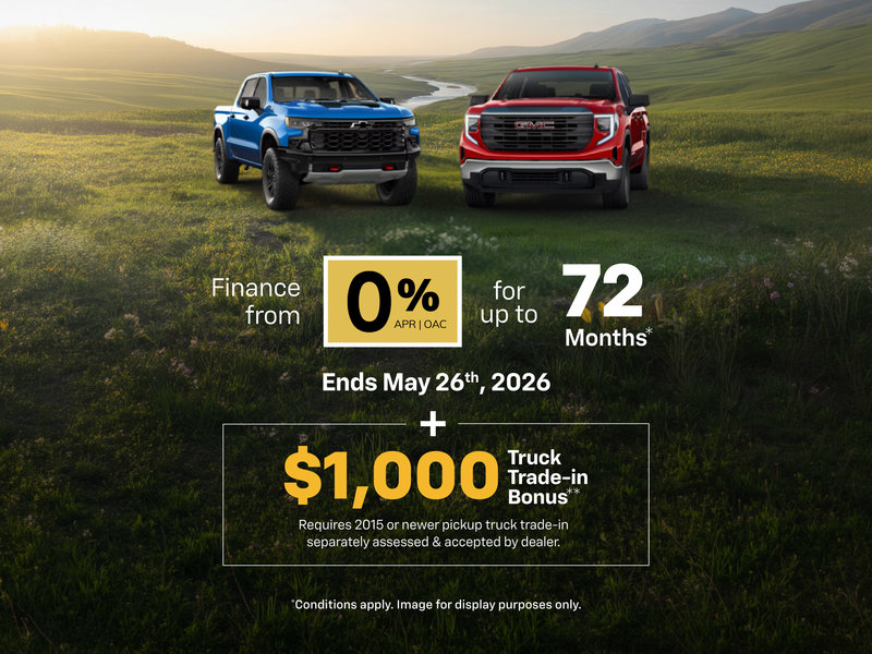 Command the Road in a New GM Truck