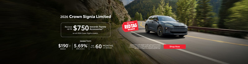 2026 Toyota Crown Signia Special Offer - Home page