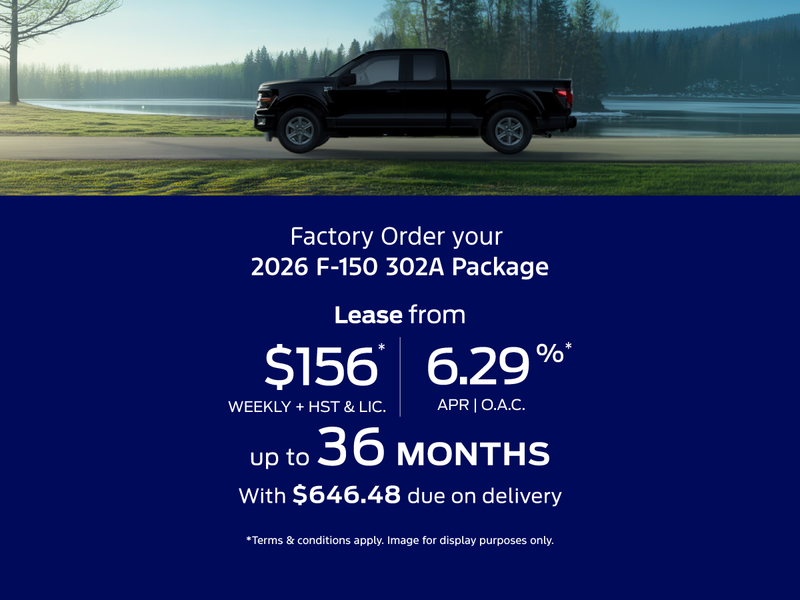 2026 Ford F-150 - Factory Order Offer