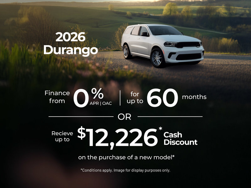 2026 Dodge Durango Offer