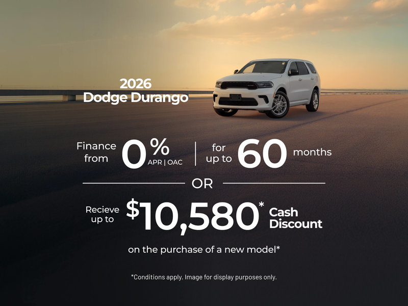 2026 Dodge Durango Offer