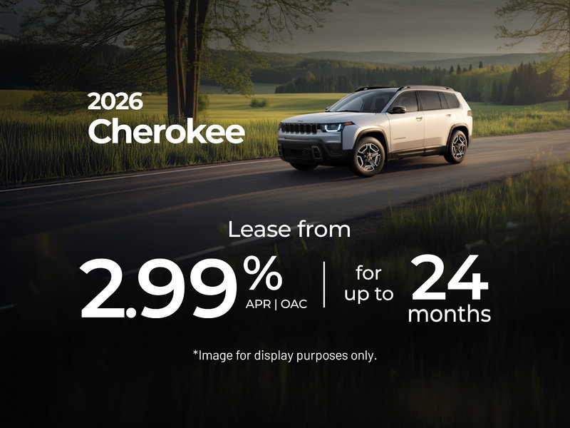 2026 Jeep Cherokee Offer