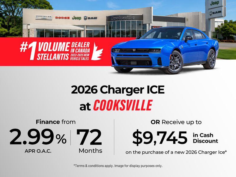2026 Dodge Charger ICE Offer