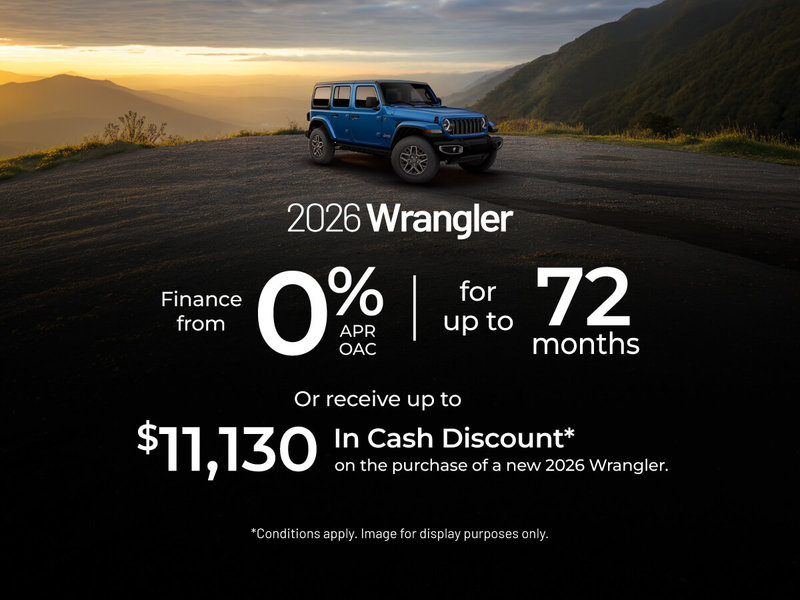 2026 Jeep Wrangler Offer