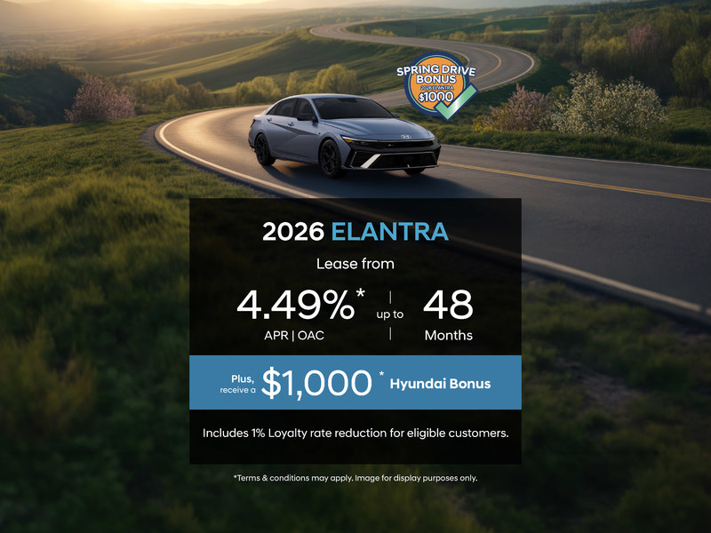 2026 Elantra Lease Offer
