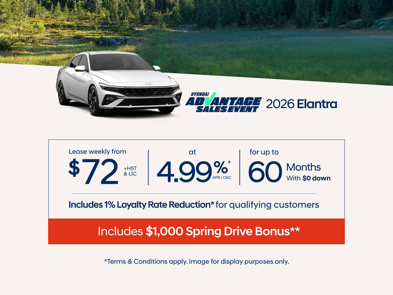 2026 Elantra Lease Offer