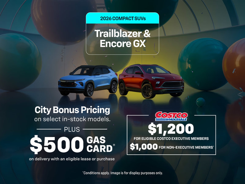 City Bonus Pricing on Compact SUVs