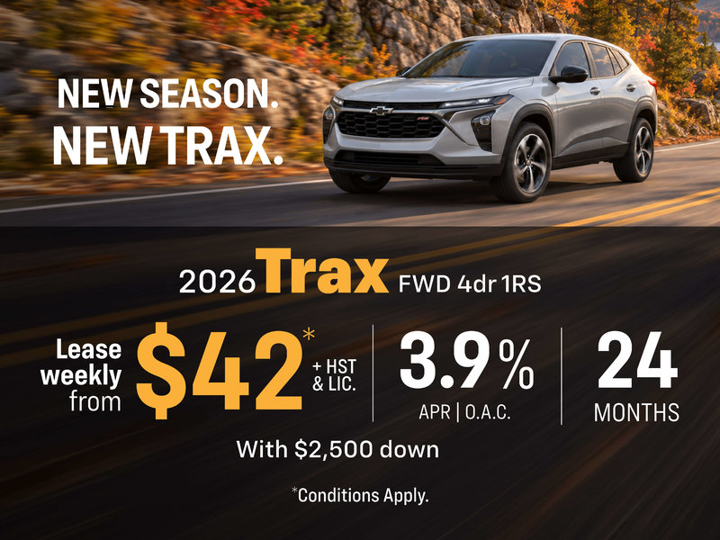 2026 Trax 1RS FWD Lease Offer
