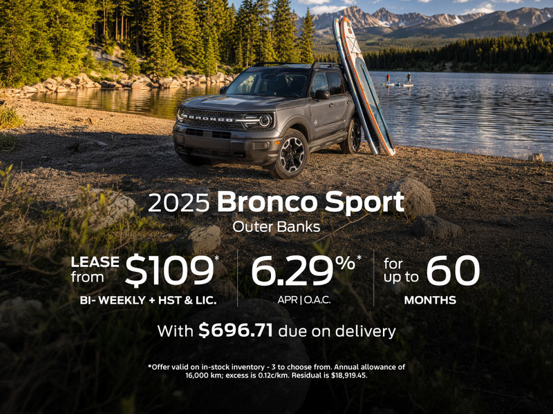 2026 Bronco Sport Outer Banks - Special Offer
