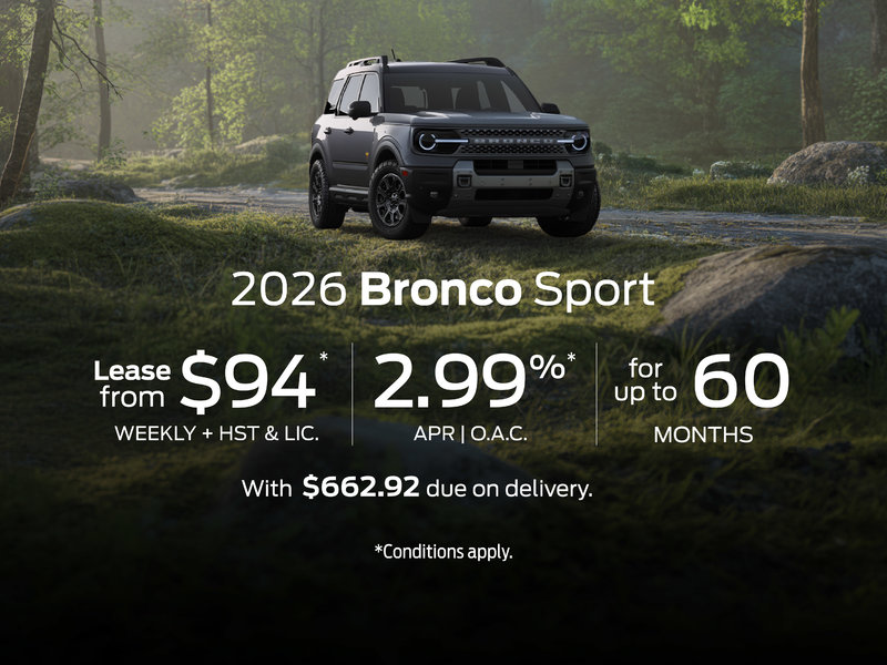 2026 Bronco Sport Big Bend - Special Offer