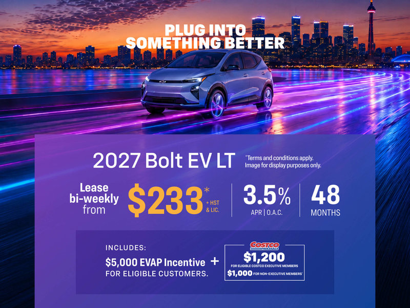 Chevrolet Bolt EV Lease Offer