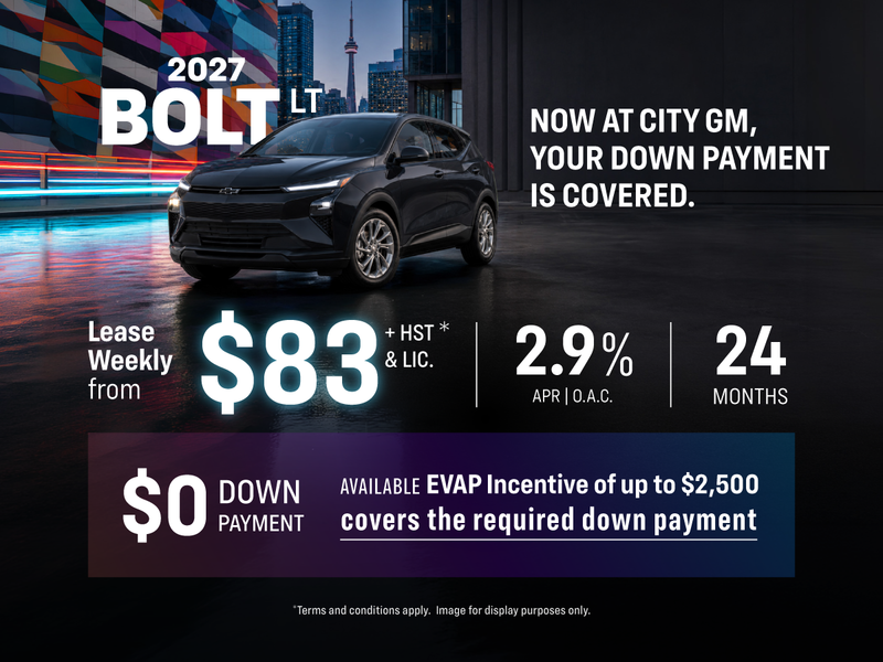 Chevrolet Bolt EV Lease Offer