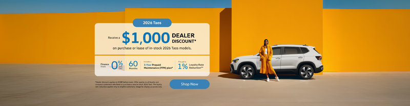 2026 Volkswagen Taos Offers