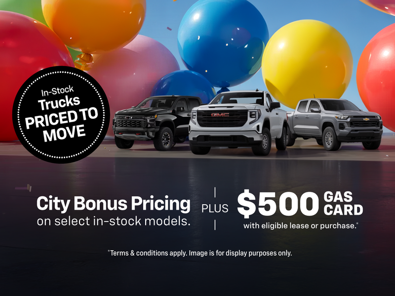 Truck Bonus Pricing