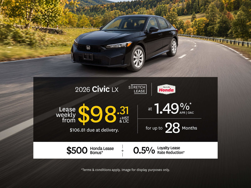 Civic Lease Offer at Goderich Honda
