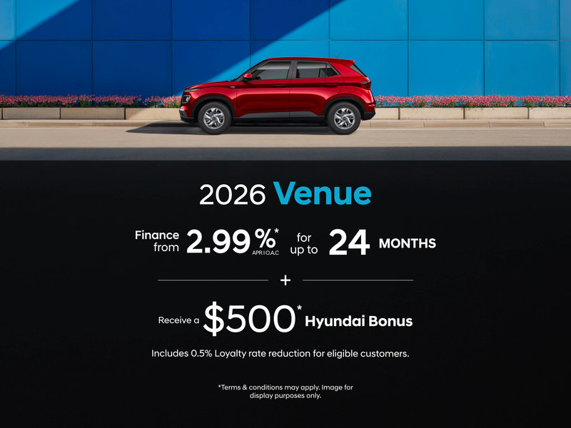 2026 Venue Finance Offer