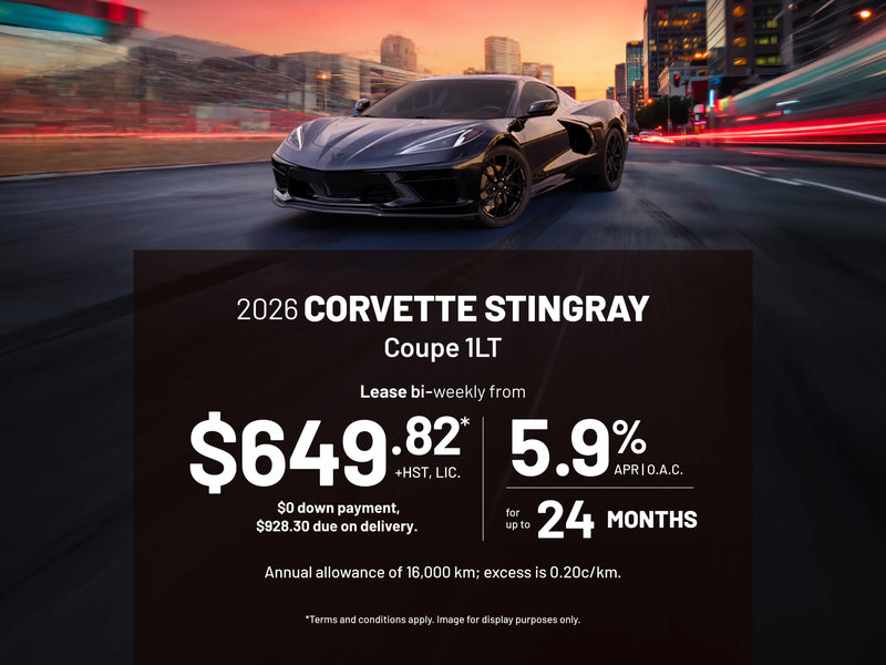 Corvette Stingray 1LT Offer