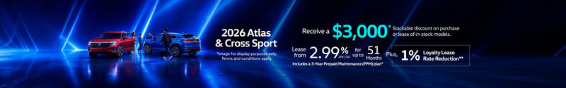 2026 VW Atlas Offer