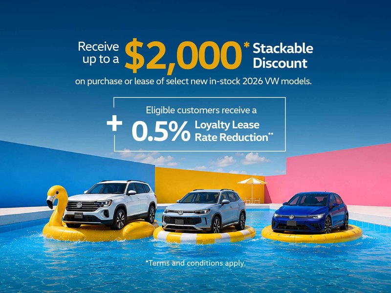 2026 Volkswagen Lineup Offers