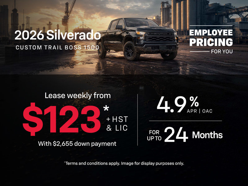 Silverado 1500 Lease Offer