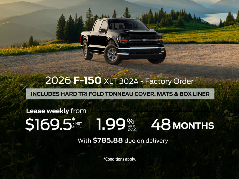 2026 Ford F-150 XLT - Factory Order Offer