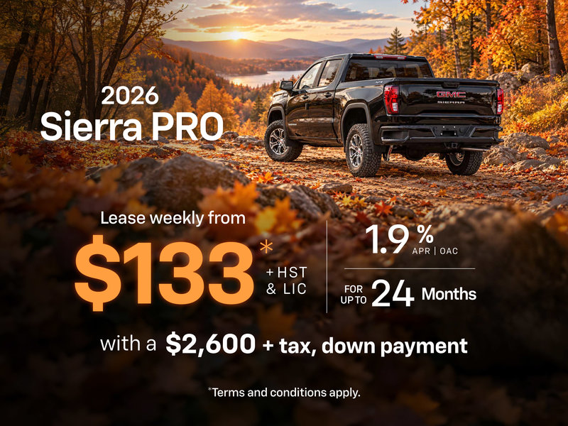 Sierra 1500 Pro Lease Offer