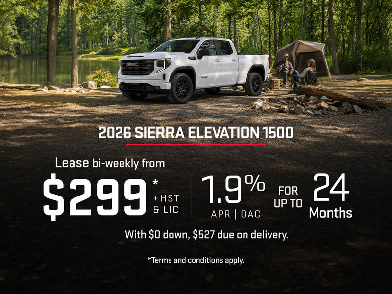 Sierra 1500 Elevation Lease Offer