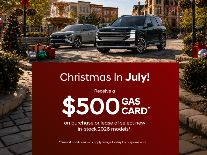 Christmas in July - $500 Gas Card!