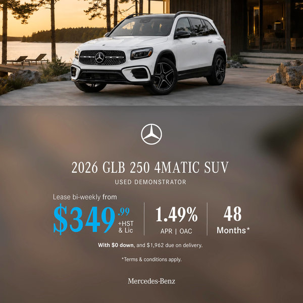 2026 GLB 250 4MATIC SUV | Used Demonstrator Special