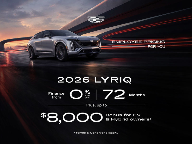 Cadillac Lyriq Finance Offer