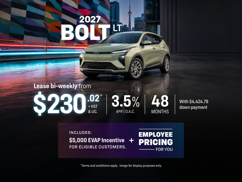 Chevrolet Bolt Offer