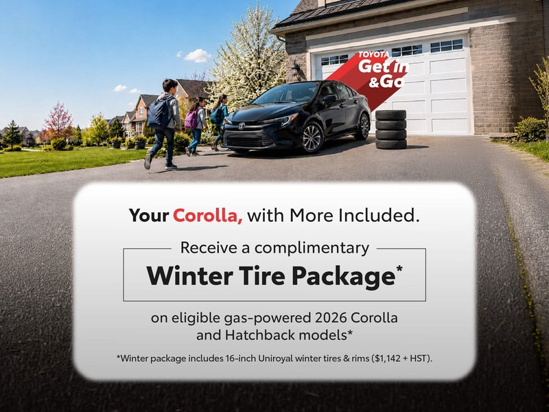 2026 Toyota Corolla Special Offer