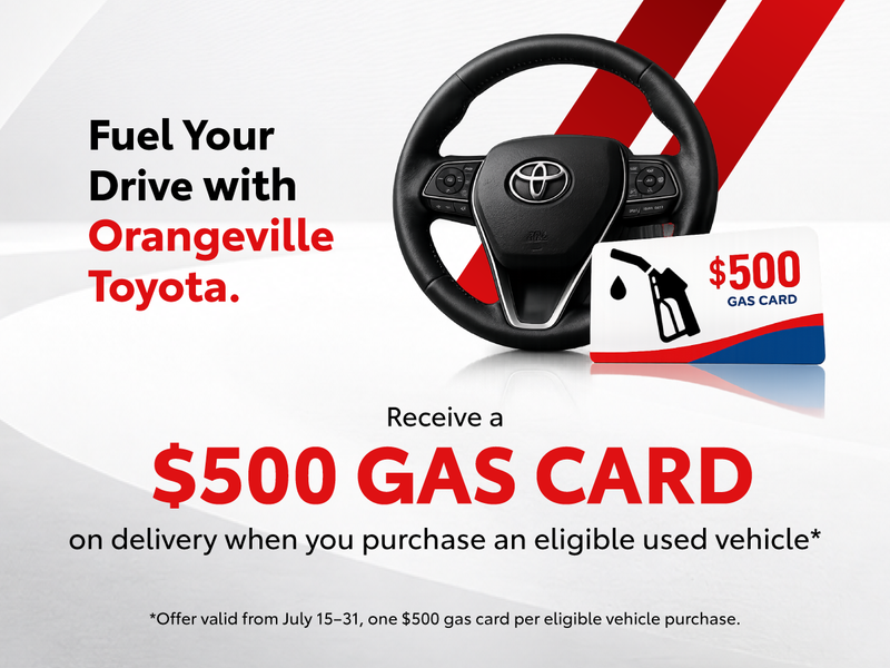Used Cars Special - $500 Gas Card