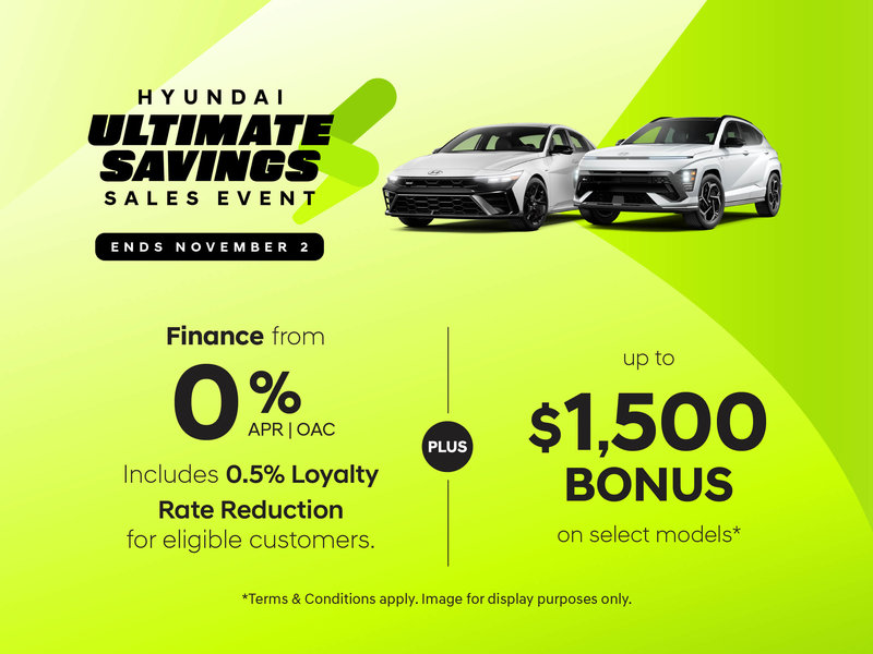 Ultimate Savings Sales Event - 0% Financing!