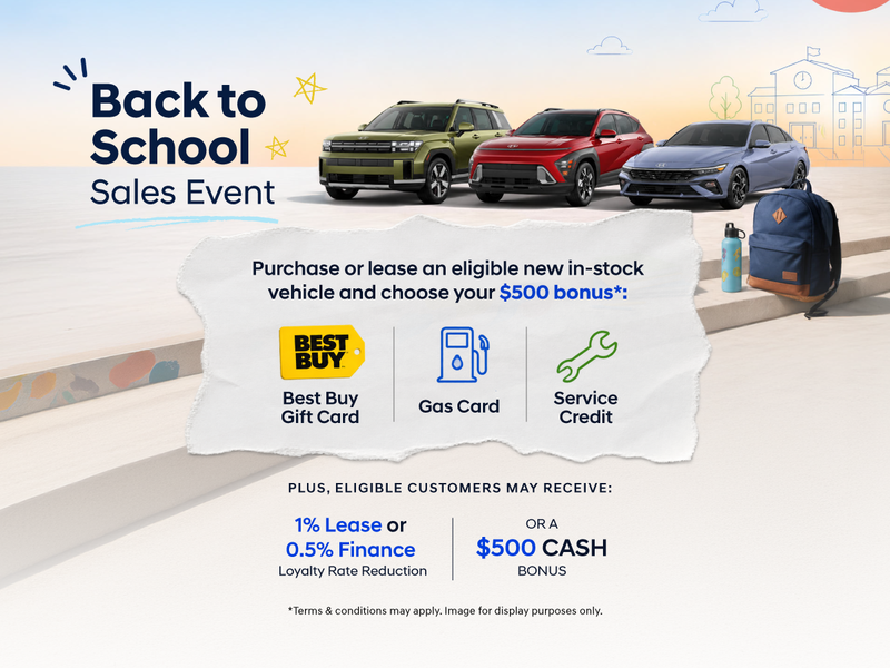 Back to School Sales Event