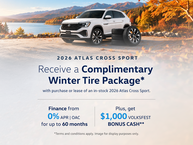 2026 VW Atlas Cross Sport Offer