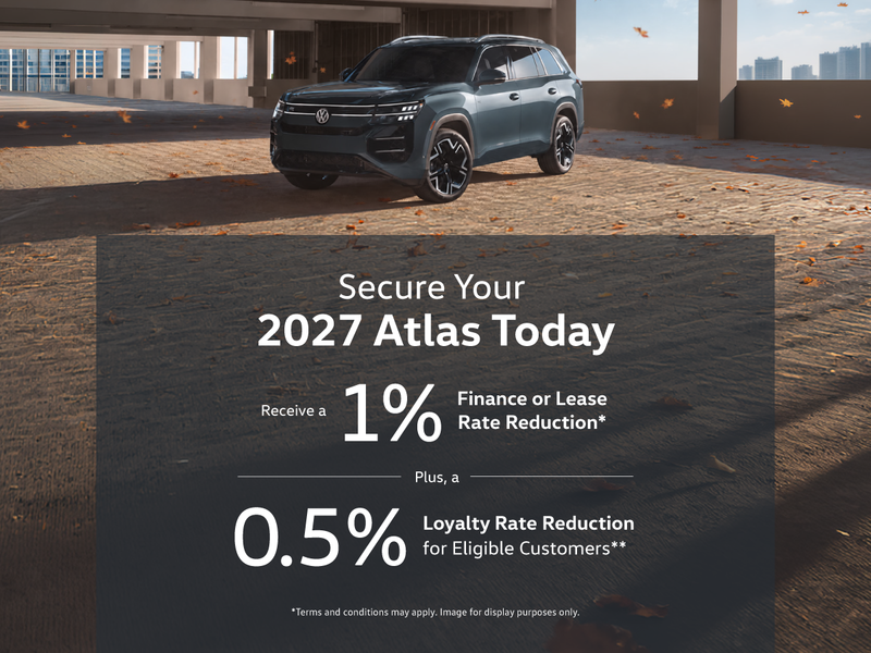 Secure the All-New 2027 Volkswagen Atlas Today