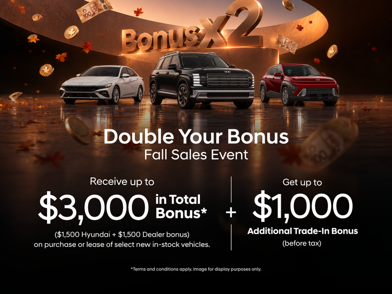 Double Your Bonus Fall Event