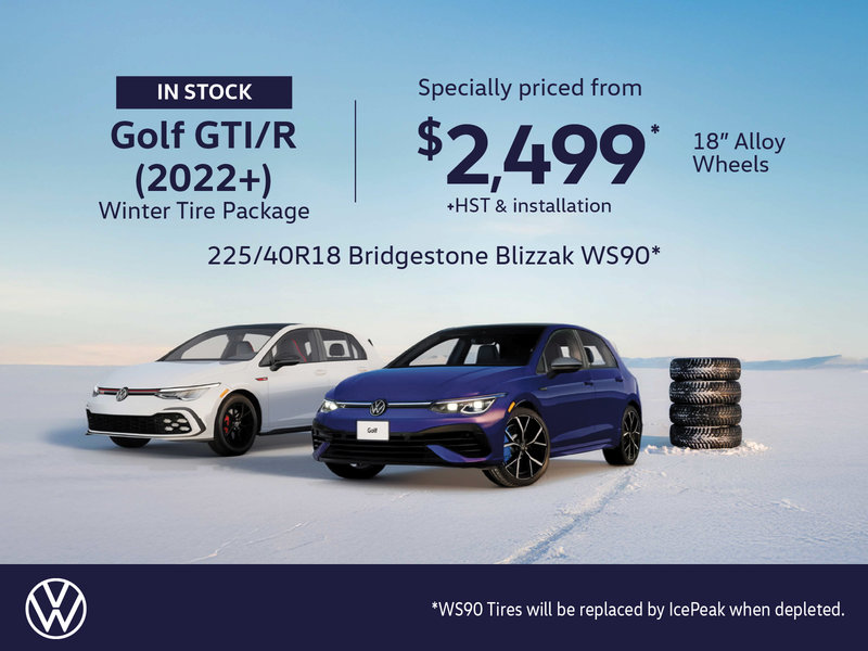 VW Golf GTI - Golf R (2022+) Winter Tire Packages