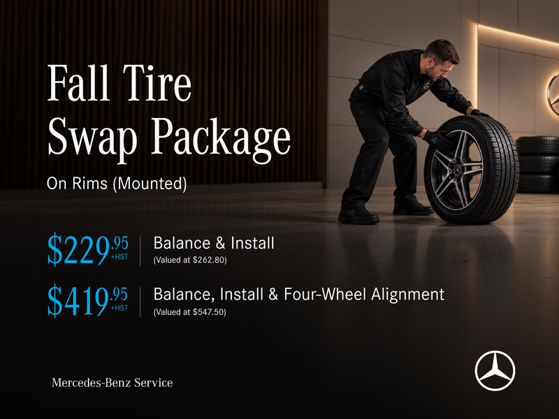 Fall Tire Swap Package - On Rims (Mounted)