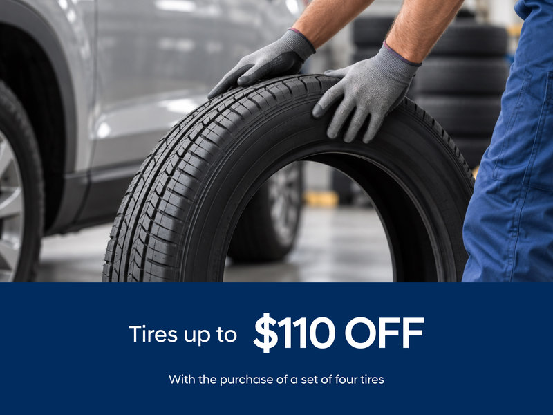 Tires up to $110 OFF