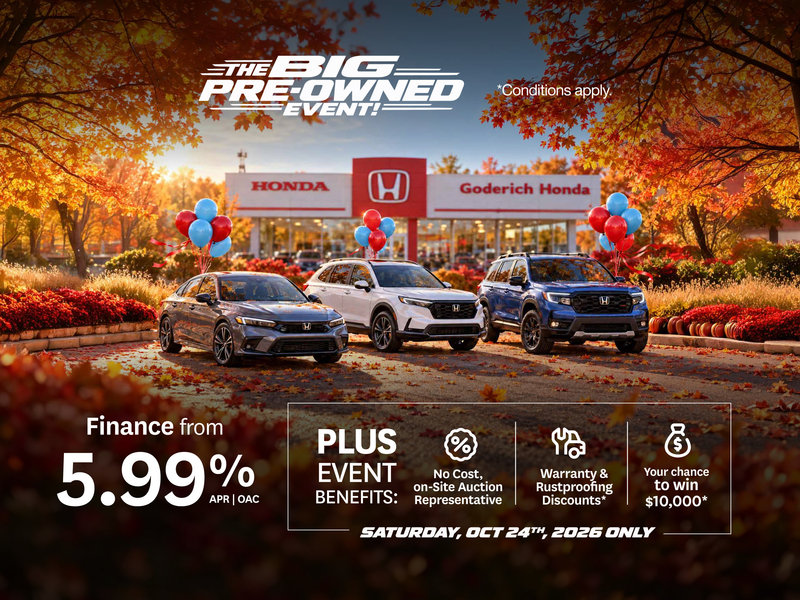 Pre-Owned Event at Goderich Honda