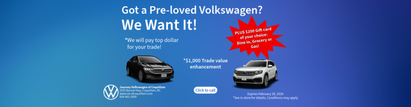 We want your Pre-loved Volkswagen