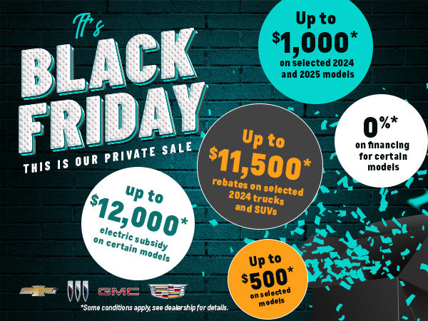 Black Friday at Arnold GM