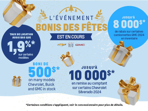 Boni des Fêtes